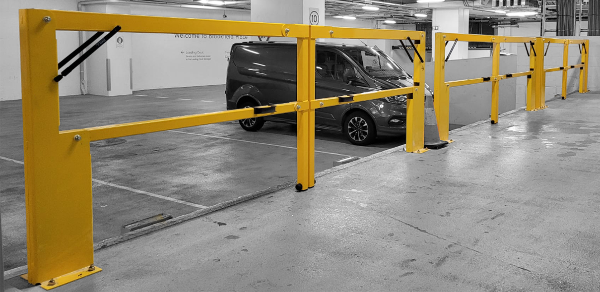 Loading dock barriers