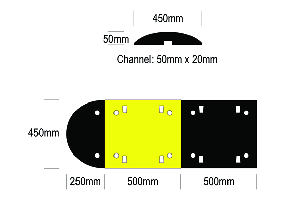 SH50HD speed hump specification