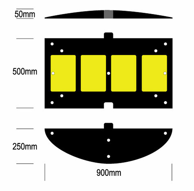 RS900 speed ramp dimensions