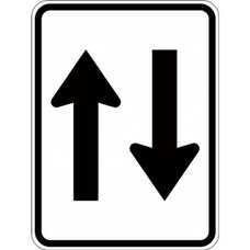 Two way sign Traffic Signs/Regulatory signs Premier Workplace Solutions