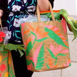 Washable Paper Reusable Bag, Bird of Paradise