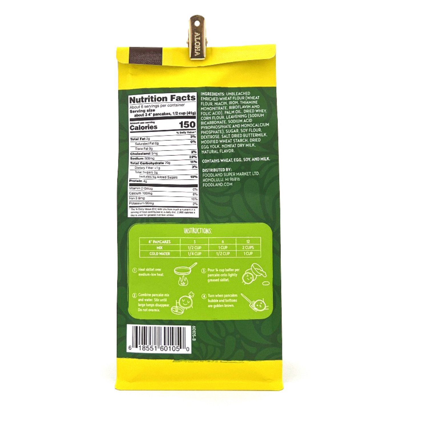 Maika`i Banana Pancake Mix - Foodland by Mail