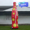 Inflatable Bottle Shrink Label side