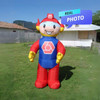 custom inflatable costume Blue super hero