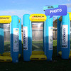 Inflatable Rectangular Raffle Booth complete