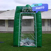 Inflatable Rectangular Raffle Booth  full view