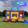 jump house with slide color