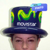 inflatable hat Movistar