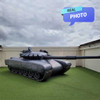 Tank T-72  inflatable army tank view photo