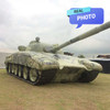 Tank T-72  inflatable army tank photo