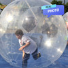 Human Hamster Ball race