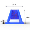 inflatable climbing wall measurement