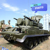 Real B2S6/2S6M Tunguska 2K22 SA-19 inflatable tank decoy - Real View