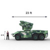 HQ-7 Missile Launcher  truck inflatable - Blueprint - Side View