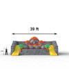 inflatable battle zone measurement