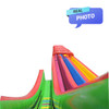bounce house water slide close up