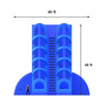 inflatable water slides measurements