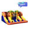 inflatable pool slide side