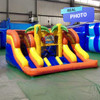 inflatable pool slide full view