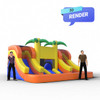inflatable pool slide render