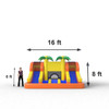 inflatable pool slide size