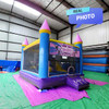 small bounce house with slide  front