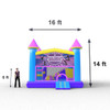 small bounce house with slide size