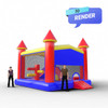 combo bounce houses render