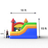 commercial bounce house packages size