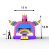 commerical bounce house measurements