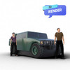 Humvee inflatable truck  Multipurpose Vehicle Reference Image - View