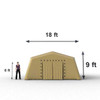 MTN29 Inflatable Low-Pressure Shelter size measurent inflatable military tent
