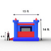 bouncy castles blueprint front