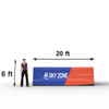 commercial trampoline park equipment size