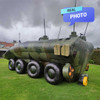 fake tank Inflatable Amphibious Combat Vehicle 2