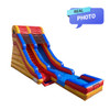 bounce house water slides front