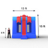 commercial bouncy houses measurements