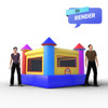 Bouncy house render