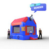 commercial grade bounce house render
