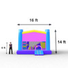 commercial bounce house slide measurements