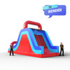 inflatables obstacle course render