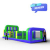 obstacle course bounce house render