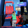 obstacle course bounce houses front