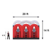 inflatable obstacle courses measurements