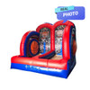 inflatable basketball hoop full view