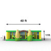 inflatable corn maze measurements