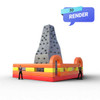 inflatable rock climbing render