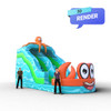 inflatable slides render