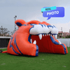 front sizeInflatable Tiger Head Tunnel