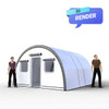 QAS-4X4   Quonset Inflatable Shelter